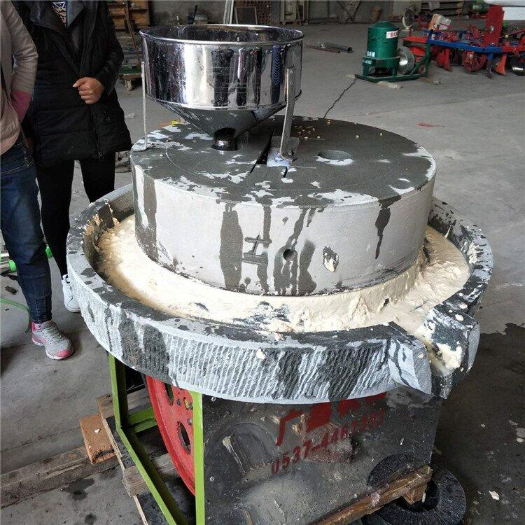 供应米浆家用石磨机甘南藏族自治州碌曲杏仁粉电动石磨机